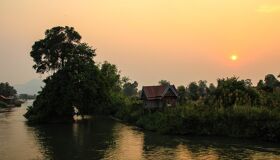 Laos Countryside Mekong River, Laos part